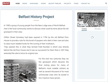 Tablet Screenshot of belfasthistoryproject.com